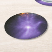 X-Ray Teleskope galant kosmische Hand Runder Pappuntersetzer (Angewinkelt)