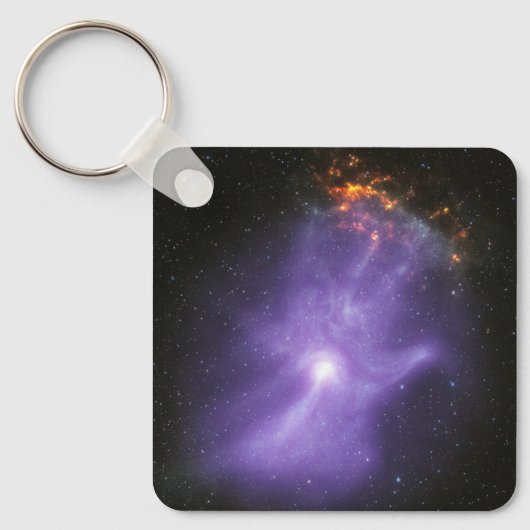X-Ray Teleskope galant kosmische Hand Schlüsselanhänger (Vorderseite)