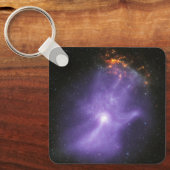 X-Ray Teleskope galant kosmische Hand Schlüsselanhänger (Vorderseite)