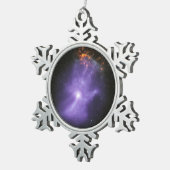 X-Ray Teleskope galant kosmische Hand Schneeflocken Zinn-Ornament (Rechts)
