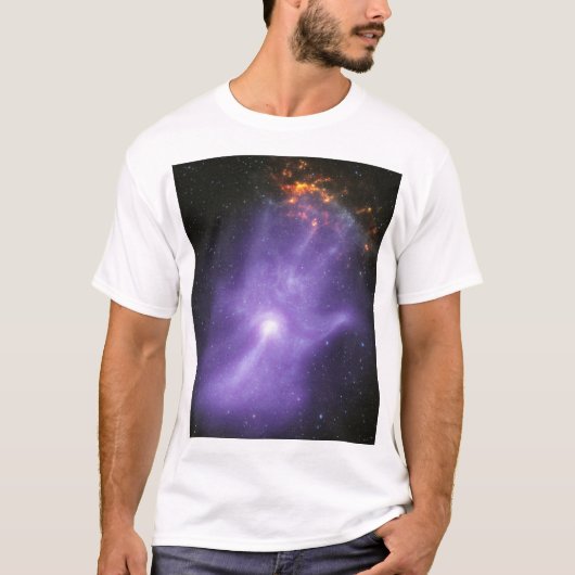 X-Ray Teleskope galant kosmische Hand T-Shirt (Vorderseite)