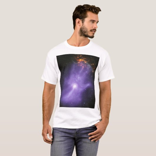 X-Ray Teleskope galant kosmische Hand T-Shirt (Vorne ganz)