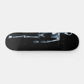 X-Ray Vision Blue Single Skeleton Skateboard (Horizontal)