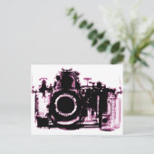 X-RAY VISION CAMERA BLACK PINK POSTKARTE (Stehend Vorderseite)