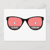 X-Ray Vision Glasses Postcard Postkarte (Vorderseite)