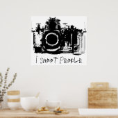 X-RAY VISION KAMERA - SCHWARZ & WEISS POSTER (Küche)