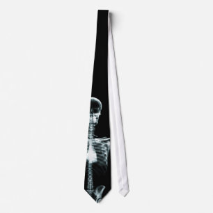 X-Ray Vision Single Skeleton Neck Tie Krawatte