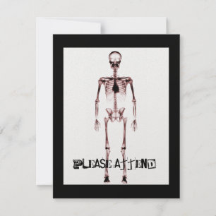 X-Ray Vision Single Skeleton White Red