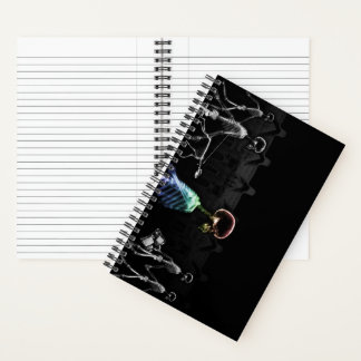X-Ray Vision Skeleton City Scene Notebook Notizblock