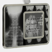 X-Rayed 3 (Original) Rahmen-Ornament Silber (Rechts)