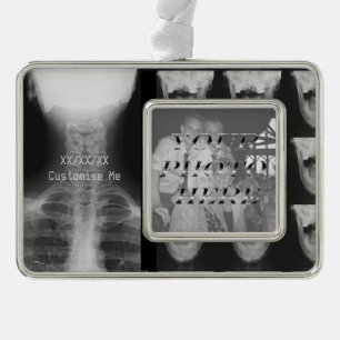 X-Rayed 3 (Original) Rahmen-Ornament Silber