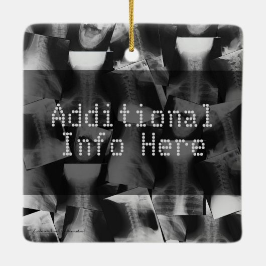 X-Rayed Original Keramikornament (Rückseite)