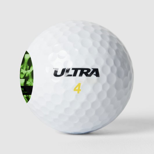 X-Rayed - Radioactive Green Golfball (Logo)