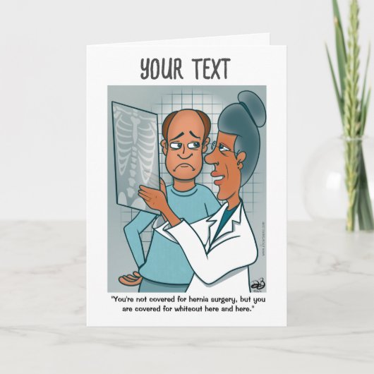 X-Rays geklappte Grußkarte Karte (Vorderseite)