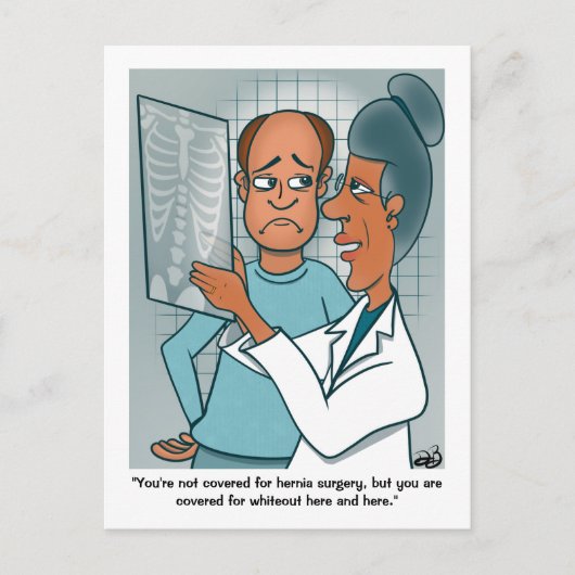 X-Rays Postkarte (Vorderseite)