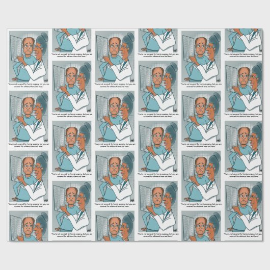 X-Rays Wrapping Paper Geschenkpapier (Flach)