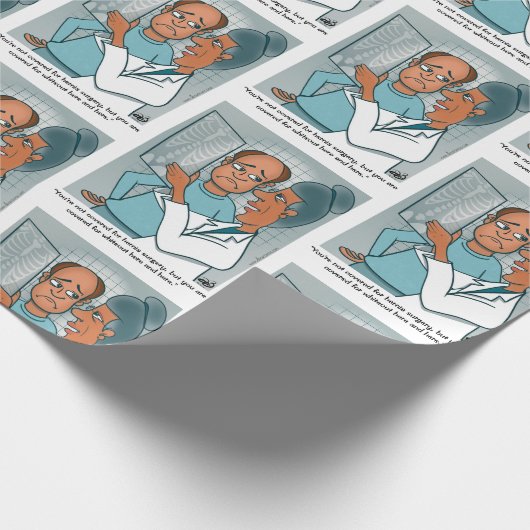 X-Rays Wrapping Paper Geschenkpapier (Ecke)