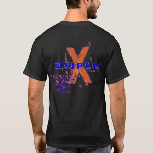 X-reichlicher T - Shirt (Rückseite)