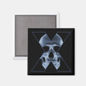 X-Skull Magnet (Vorderseite/Rückseite)