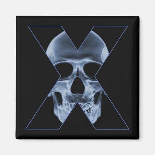 X-Skull Magnet (Vorne)