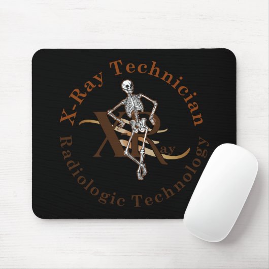X Strahln-Techniker-Kreis Brown Mousepad (Mit Mouse)