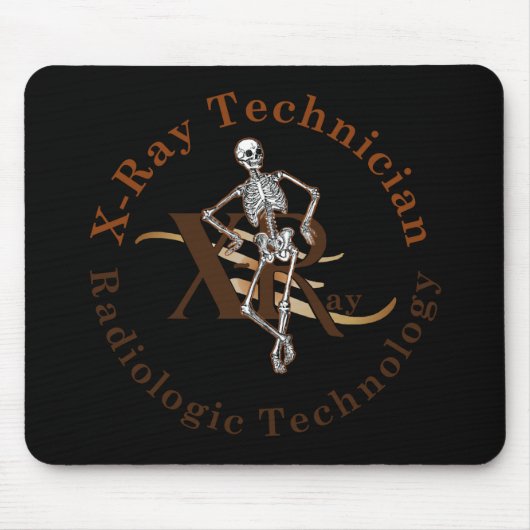 X Strahln-Techniker-Kreis Brown Mousepad (Vorne)