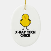 X Strahln-Technologie-Küken Keramikornament (Vorne)