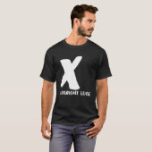 X Straight Edge Hardcore Punk Rock Stay Straight T-Shirt (Vorne ganz)