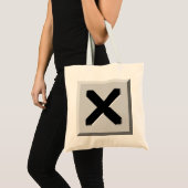 X Symbol Tragetasche (Vorderseite (Produkt))