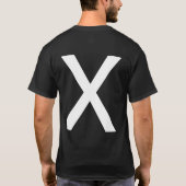 X T-Shirt (Rückseite)