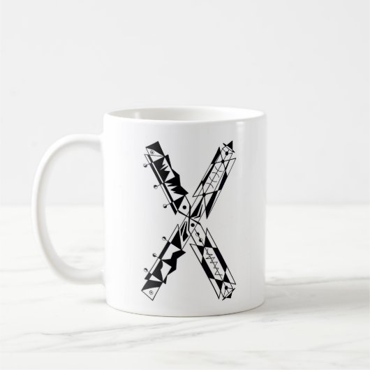 "X"-Tasse Kaffeetasse (Links)