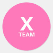 X Team Sticker (Vorderseite)