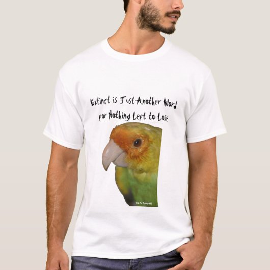 X-tinction! CarolinaParakeet T-Shirt (Vorderseite)