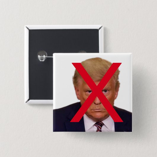 X Trump Button (Vorne & Hinten)