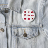 x u. Kuss Knopf Button (Beispiel)