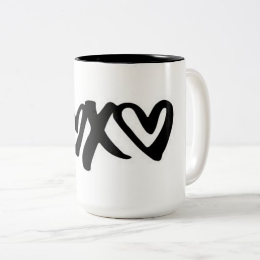X UND O "I LIEBE YOU" TASSE FÜR IHN ODER SIE (VorderseiteRechts)