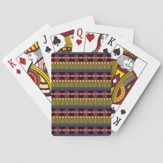 X und Striche Spielkarten (Rückseite)