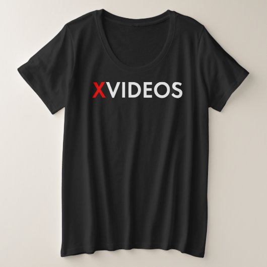 X-Videos T Shirt Schwarz (Design vorne)