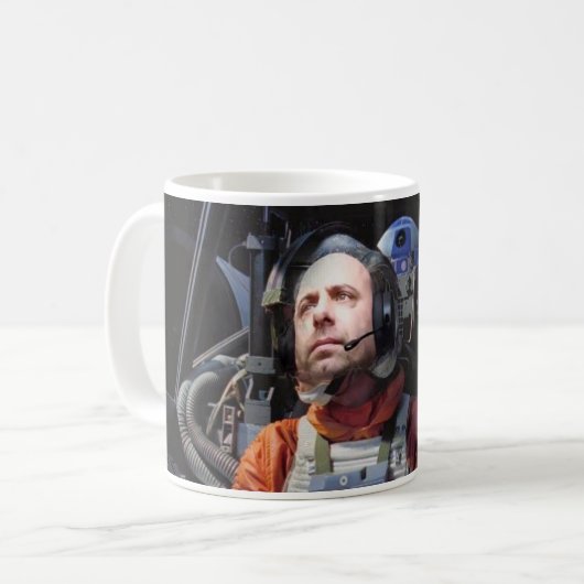 X-wing Tasse Ihr Foto hier (Vorderseite Links)