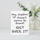 X wird nicht gefunden postkarte (Stehend Vorderseite)