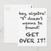 X wird nicht gefunden postkarte (Vorne/Hinten)