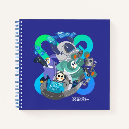 X World Team 319-20250220 Notebook Notizblock (Vorderseite)