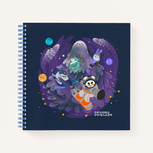 X World Team 319-20250221 Notebook Notizblock (Vorderseite)