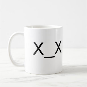x_x tote Emoticon-Tasse Kaffeetasse