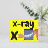 x - xray flash card postkarte (Stehend Vorderseite)