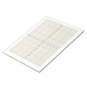X Y Koordiniert Algebra Algebra Mathematik Notizblock (angewinkelt)