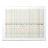 X Y Koordiniert Algebra Algebra Mathematik Notizblock (Vorderseite)