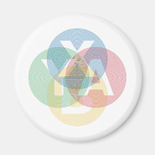 XABY gefärbt Magnet