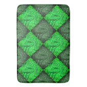 Xadrez verde falsa grama ou folhas de coqueiro. badematte (Vorderseite Vertikal)