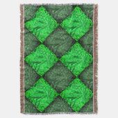 Xadrez verde falsa grama ou folhas de coqueiro. decke (Vorderseite Vertikal)